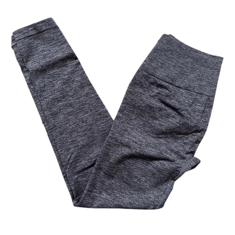Athara CoreFlow Leggings in Hemp Gray – Flat Lay