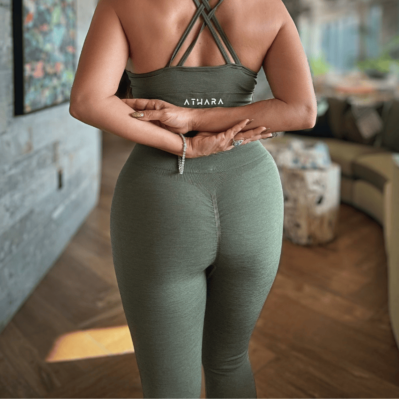 Leggings exclusivos CoreFlow™ - Verde militar