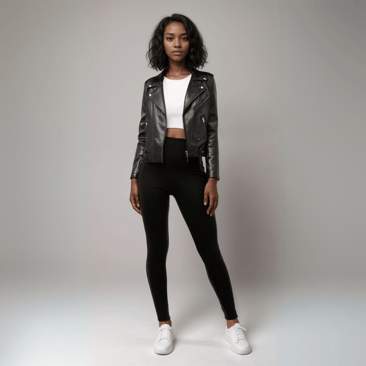 Athara CoreFlow Leggings in Black – Front View How to Style